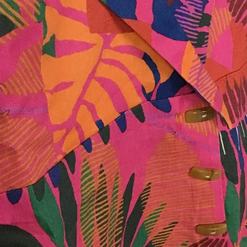 FARM RIO Macaw Side Buttons Mini Dress Multi - Picture 8 of 16